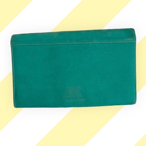 Genuine Italian Leather velvet travel clutch - Picture 3 of 3